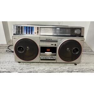 Vintage Sony CFS-500 Boombox Radio Cassette Recorder | 1970s Sony Stereo